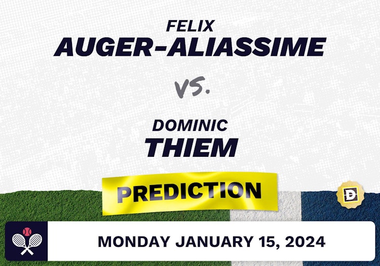 Felix Auger-Aliassime vs. Dominic Thiem Prediction, Odds, Picks Australian Open 2024