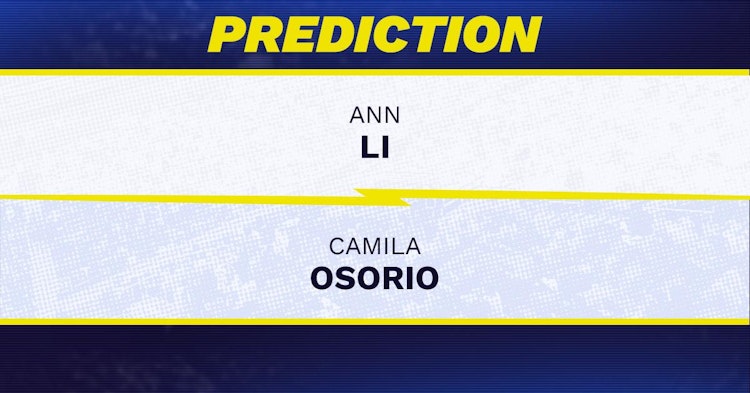 Ann Li vs Camila Osorio Tennis Prediction.