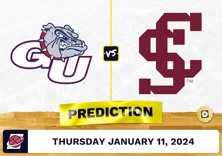 Gonzaga vs. Santa Clara Prediction, Odds, College Basketball Picks  [1/11/2024]