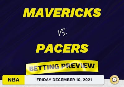 Mavericks vs. Pacers Predictions and Odds - Dec 10, 2021