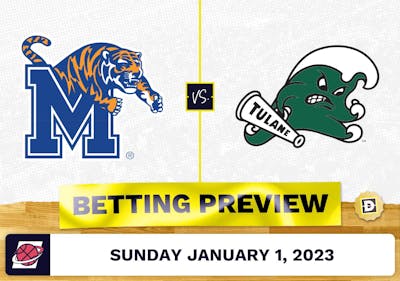 Memphis vs. Tulane CBB Prediction and Odds - Jan 1, 2023