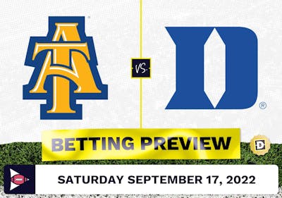 North Carolina A&T vs. Duke CFB Prediction and Odds - Sep 17, 2022