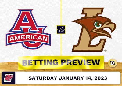 American University vs. Lehigh CBB Prediction and Odds - Jan 14, 2023