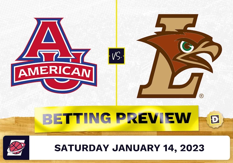 American University vs. Lehigh CBB Prediction and Odds - Jan 14, 2023