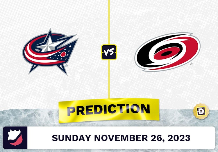 Blue Jackets vs. Hurricanes Prediction and Odds - November 26, 2023