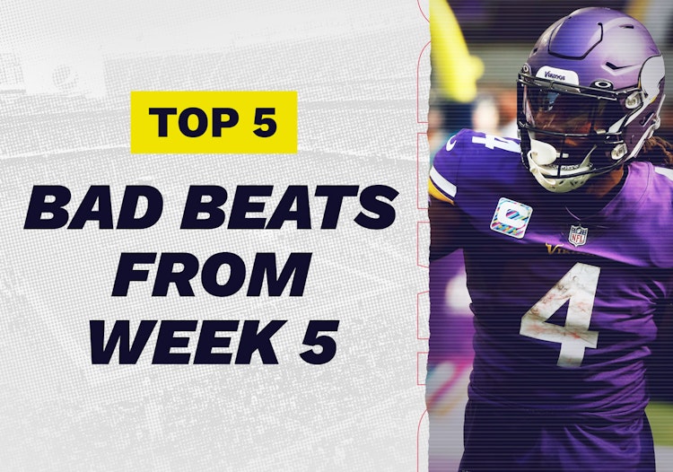 2022 NFL Season: The Top 5 Bad Beats of Week 5