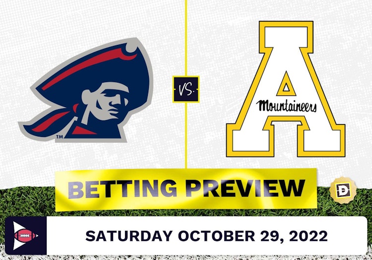 Robert Morris vs. Appalachian State CFB Prediction and Odds - Oct 29, 2022