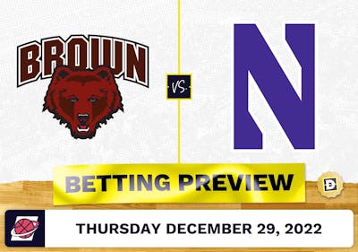 Brown vs. Northwestern CBB Prediction and Odds - Dec 29, 2022