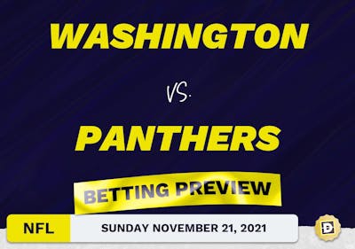 Washington vs. Panthers Predictions and Odds - Nov 21, 2021