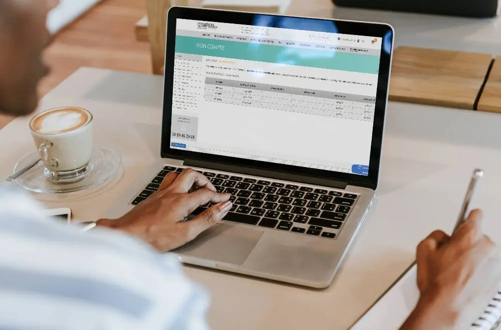 Votre compte client chez 123Imprim