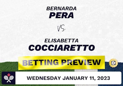 Bernarda Pera vs. Elisabetta Cocciaretto Predictions - Jan 11, 2023