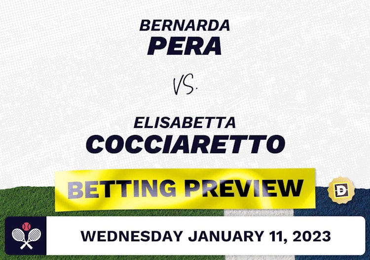 Bernarda Pera vs. Elisabetta Cocciaretto Predictions - Jan 11, 2023