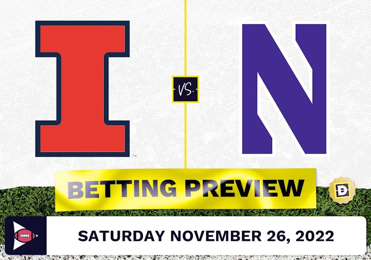 Illinois vs. Northwestern CFB Prediction and Odds - Nov 26, 2022