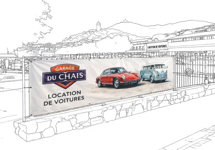 Banderole publicitaire personnalisée impression professionnelle