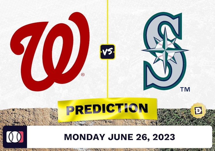 Nationals vs. Mariners Prediction for MLB Monday [6/26/2023]