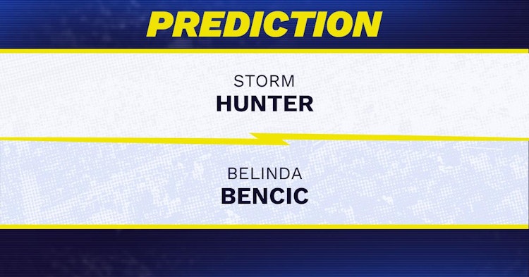 Storm Hunter vs Belinda Bencic Tennis Prediction.