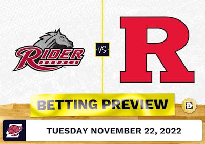 Rider vs. Rutgers CBB Prediction and Odds - Nov 22, 2022