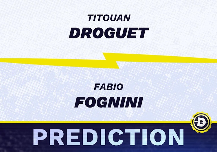 Titouan Droguet vs. Fabio Fognini Prediction, Odds, Picks for ATP Swiss Open 2024