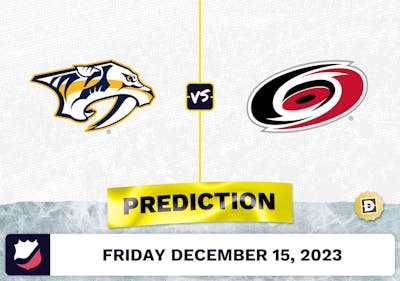 Nashville Predators vs. Carolina Hurricanes Prediction, Odds, Picks for NHL Friday [12/15/2023]