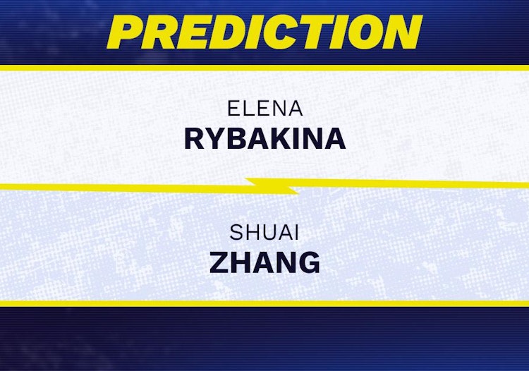 Elena Rybakina vs Shuai Zhang Tennis Prediction.