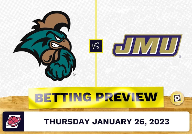 Coastal Carolina vs. James Madison CBB Prediction and Odds - Jan 26, 2023