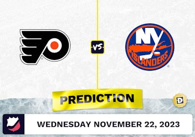 Flyers vs. Islanders Prediction and Odds - November 22, 2023