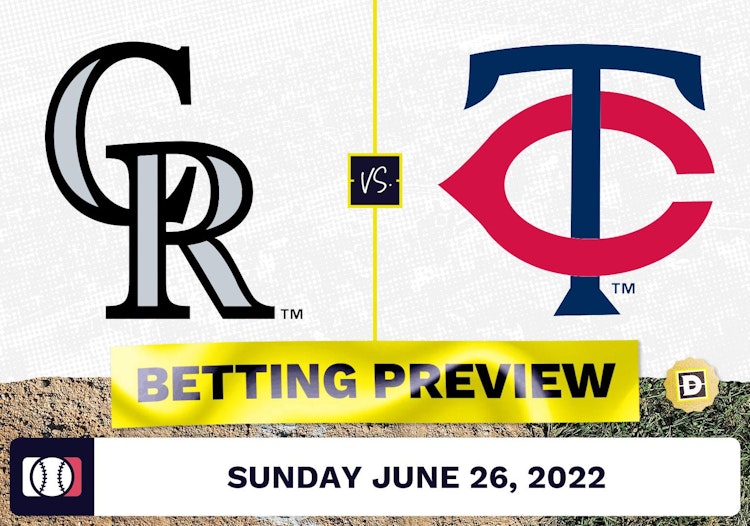 Rockies vs. Twins Prediction and Odds - Jun 26, 2022