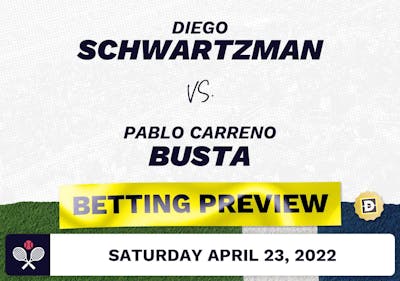 Diego Schwartzman vs. Pablo Carreno Busta Predictions - Apr 23, 2022