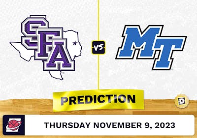 Stephen F. Austin vs. Middle Tennessee Basketball Prediction - November 9, 2023
