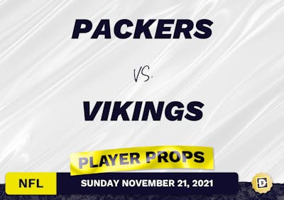 Packers vs. Vikings Projected Player Stats - Nov 21, 2021