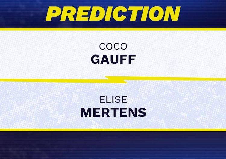 Coco Gauff vs Elise Mertens Tennis Prediction.