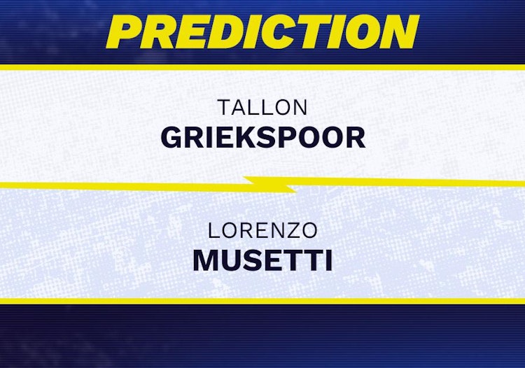 Tallon Griekspoor vs Lorenzo Musetti Tennis Prediction.