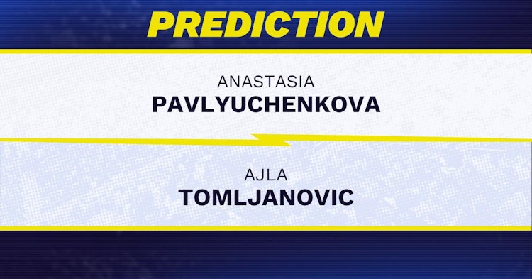 Anastasia Pavlyuchenkova vs Ajla Tomljanovic Tennis Prediction.