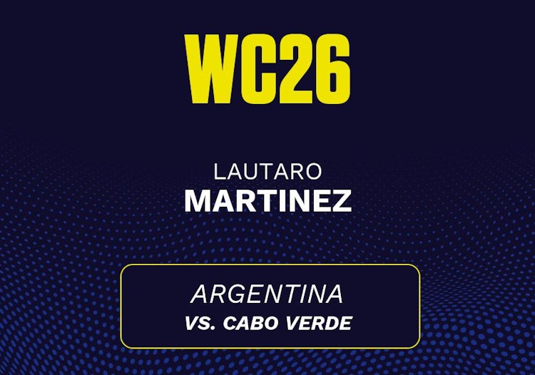 Lautaro Martinez projected stats for Friday, July 3, 2026.