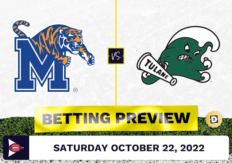 Memphis vs. Tulane CFB Prediction and Odds - Oct 22, 2022