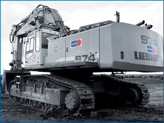 adhésif pour véhicule de travaux public