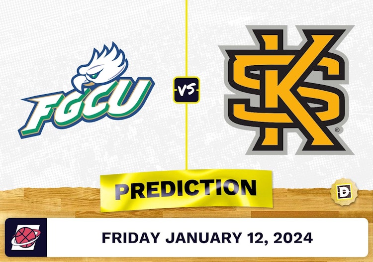 Florida Gulf Coast vs. Kennesaw State Prediction, Odds, College Basketball Picks [1/12/2024]