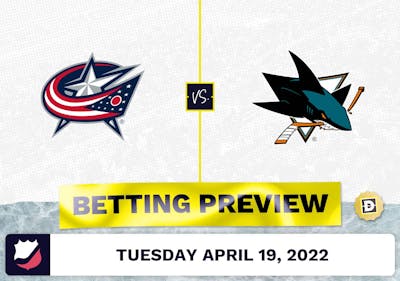 Blue Jackets vs. Sharks Prediction and Odds - Apr 19, 2022