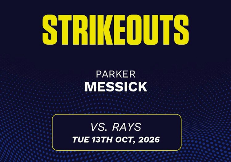 Parker Messick projected stats for Tuesday, October 13, 2026.
