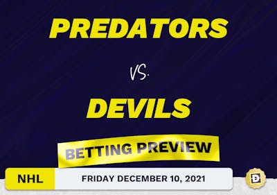 Predators vs. Devils Predictions and Odds - Dec 10, 2021