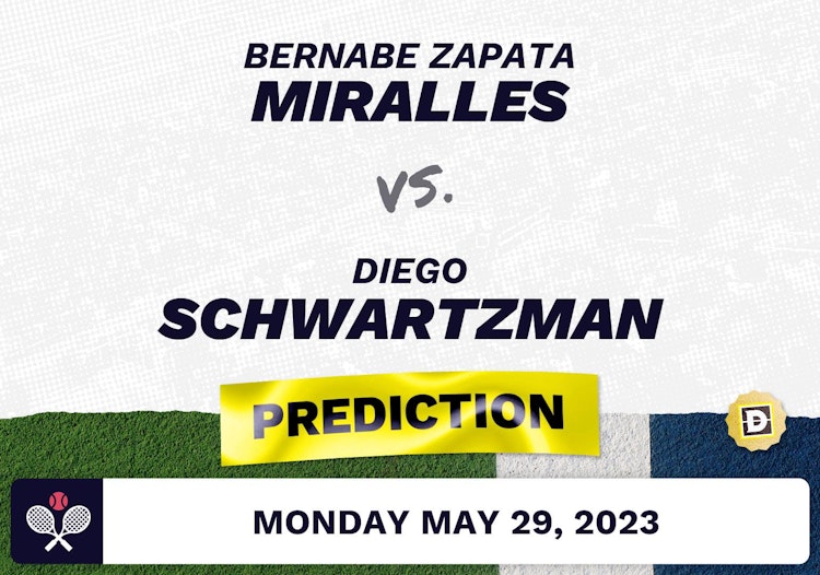 Bernabe Zapata Miralles vs. Diego Schwartzman Prediction - French Open 2023