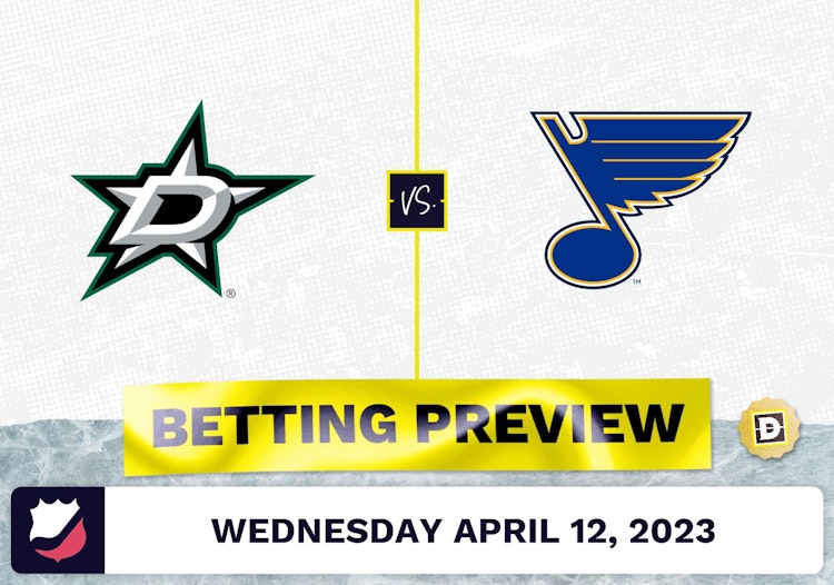 Stars vs. Blues Prediction and Odds - Apr 12, 2023