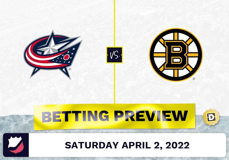 Blue Jackets vs. Bruins Prediction and Odds - Apr 2, 2022