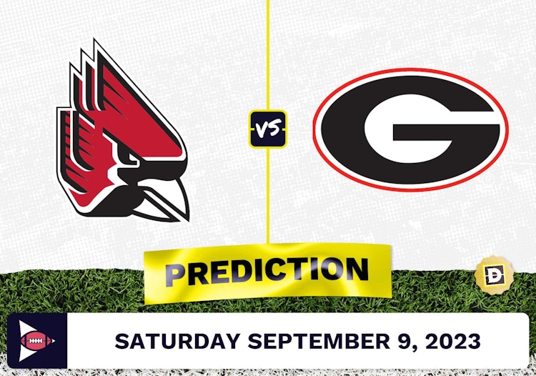 Ball State vs. Georgia CFB Prediction and Odds - September 9, 2023