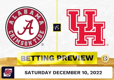 Alabama vs. Houston CBB Prediction and Odds - Dec 10, 2022