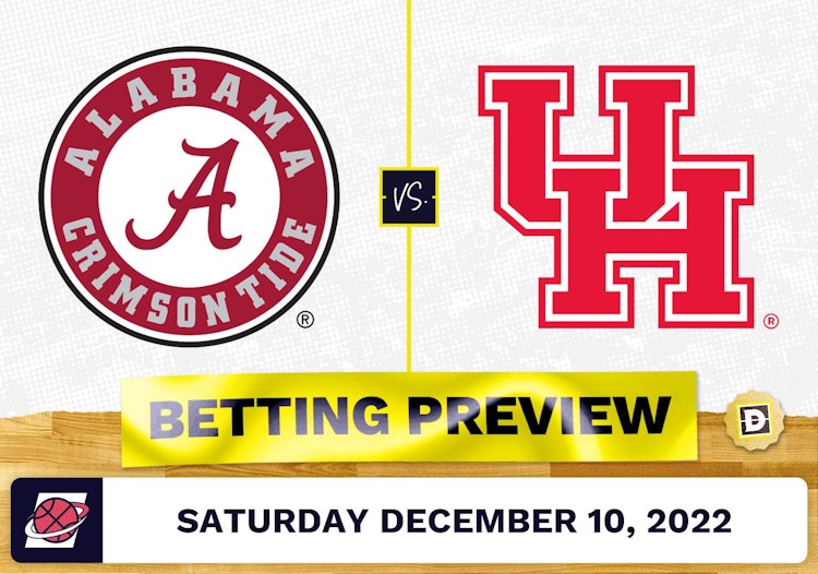 Alabama vs. Houston CBB Prediction and Odds - Dec 10, 2022