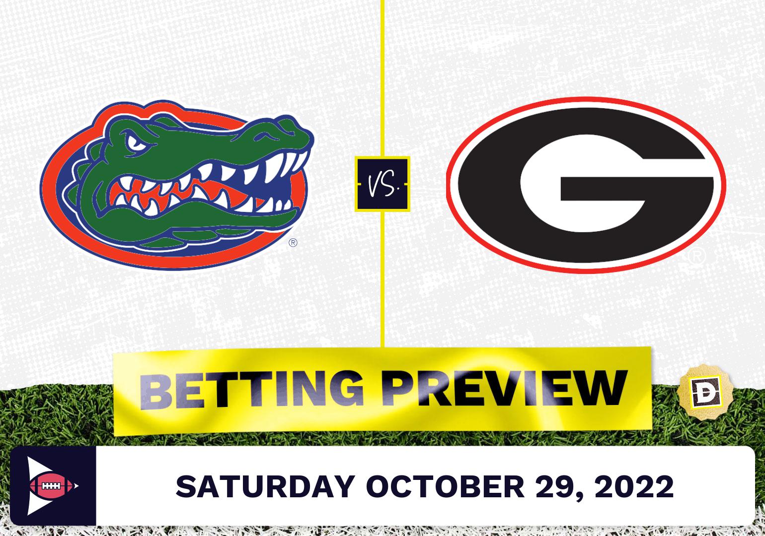 Florida Vs. Georgia CFB Prediction And Odds - Oct 29, 2022