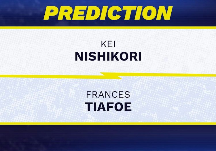 Kei Nishikori takes on Frances Tiafoe in ATP Tokyo action.