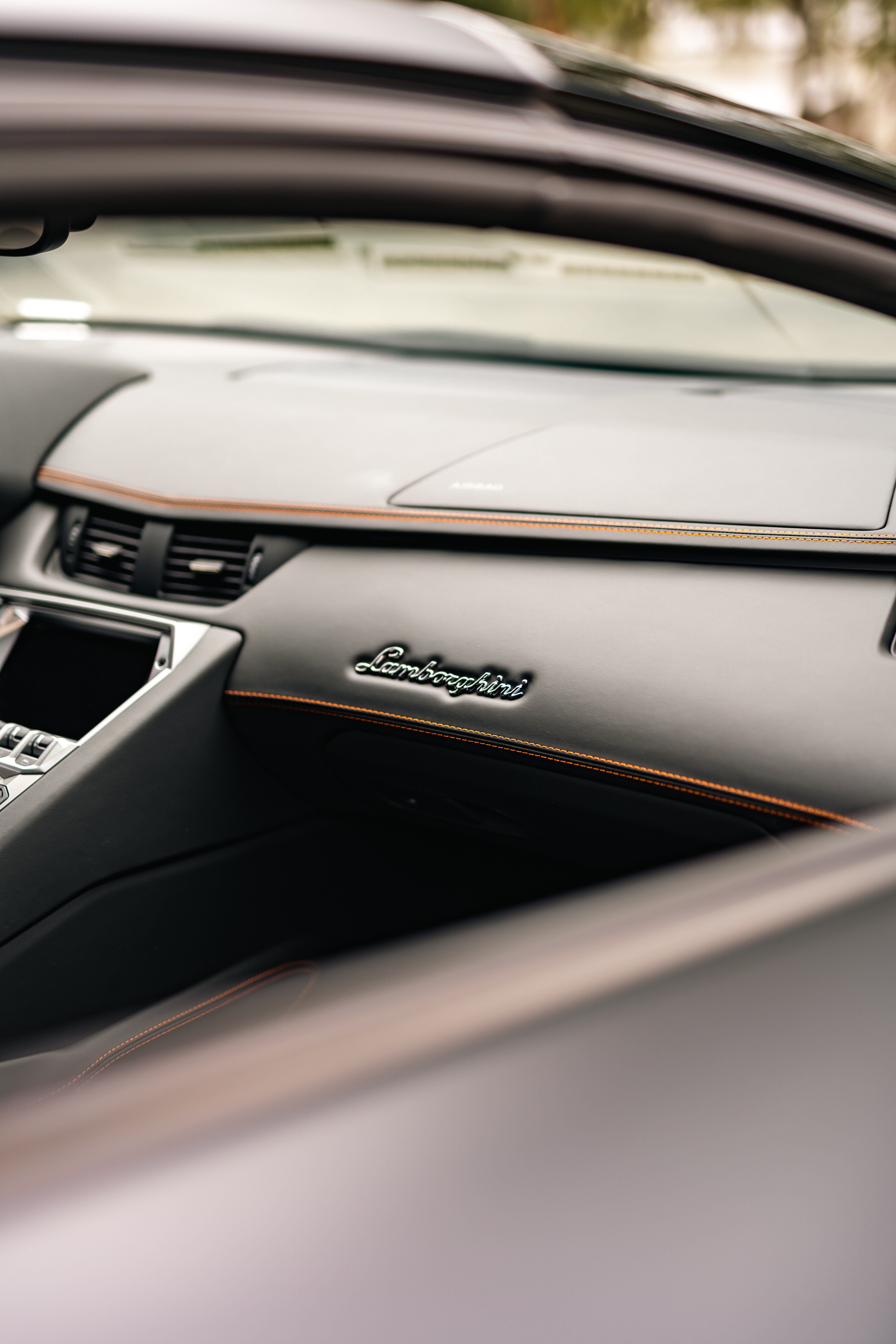 Lamborghini Aventador LP 700-4 interior in Dripping Springs, TX.