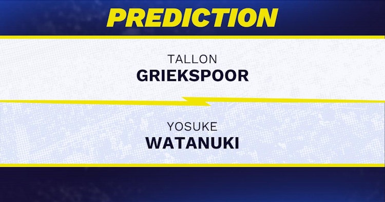 Tallon Griekspoor vs Yosuke Watanuki Tennis Prediction.